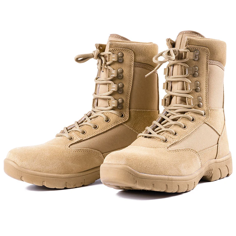 High Top Sand Combat Boots Desert Boots High Top Tactical Boots Full Size