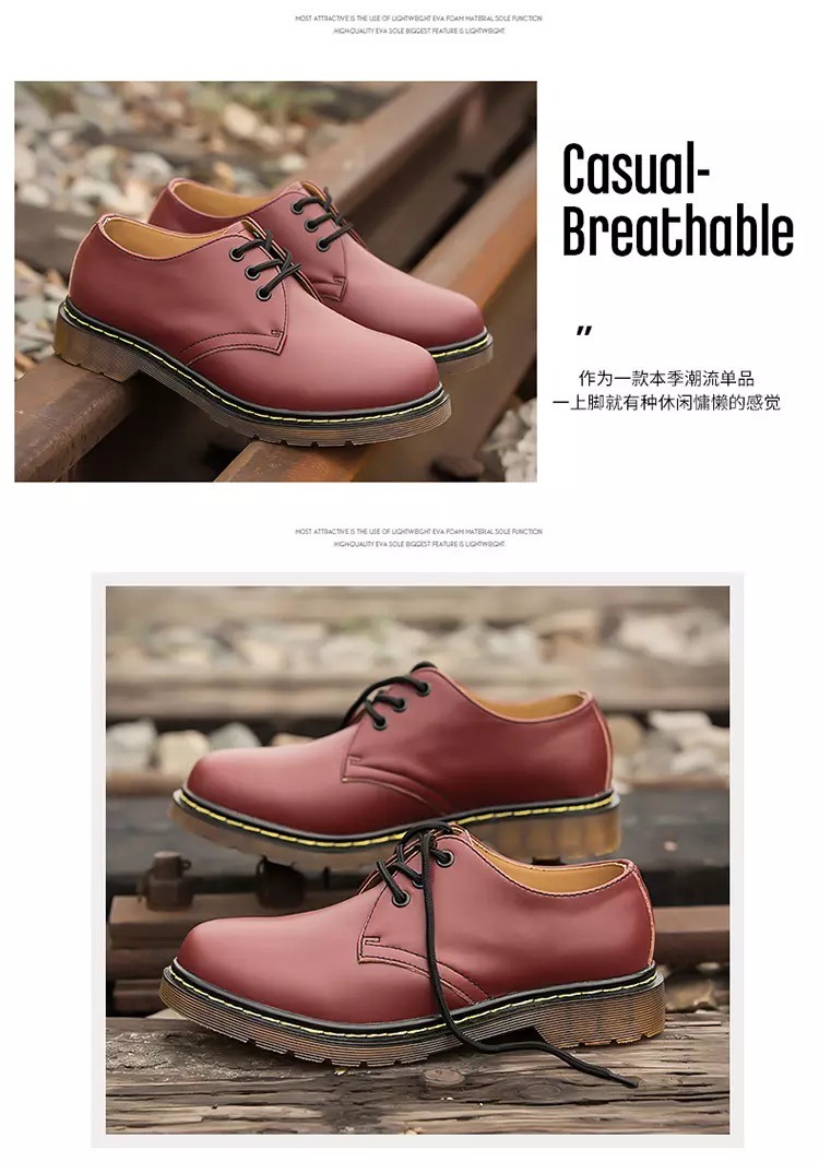 New Style Men's Work Shoe Casual Shoes Leather Shoe Rubber Sole