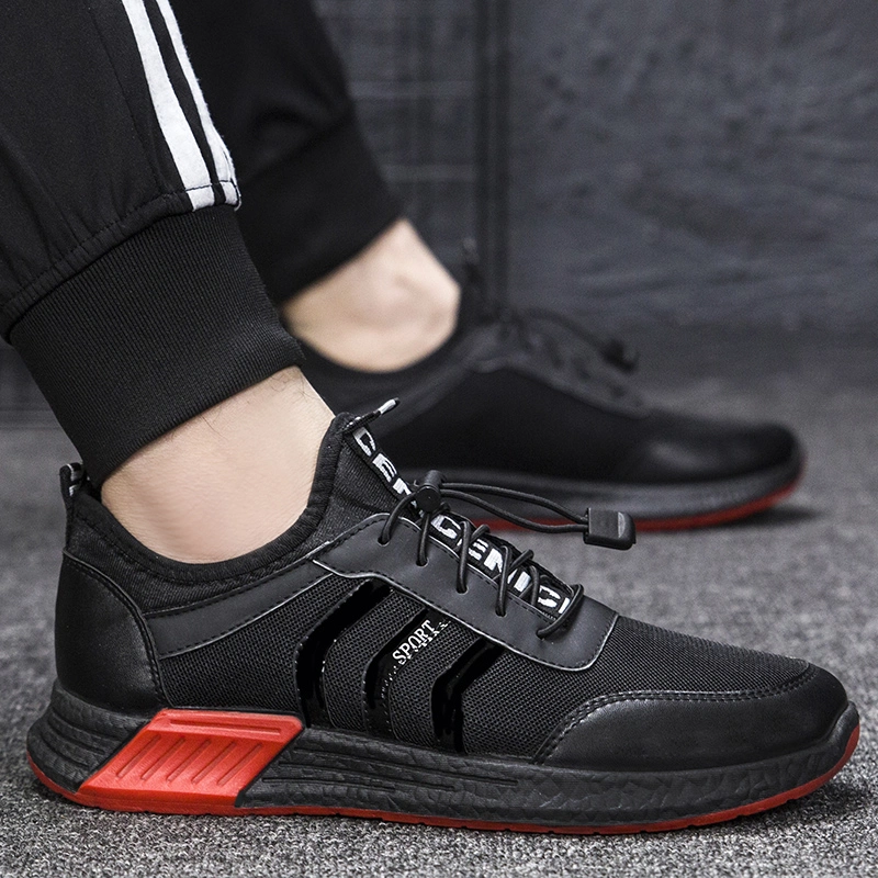 Comfort Lace-up Men Sneakers Breathable Sport Shoes Flying Men Shoes