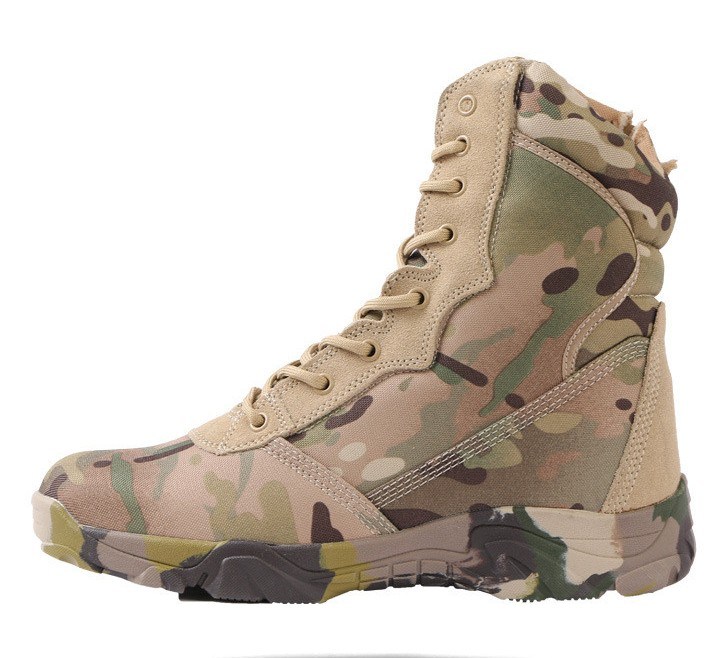Good Price Made in China Fiber Military and High Cut Army Footwear Safety Shoes