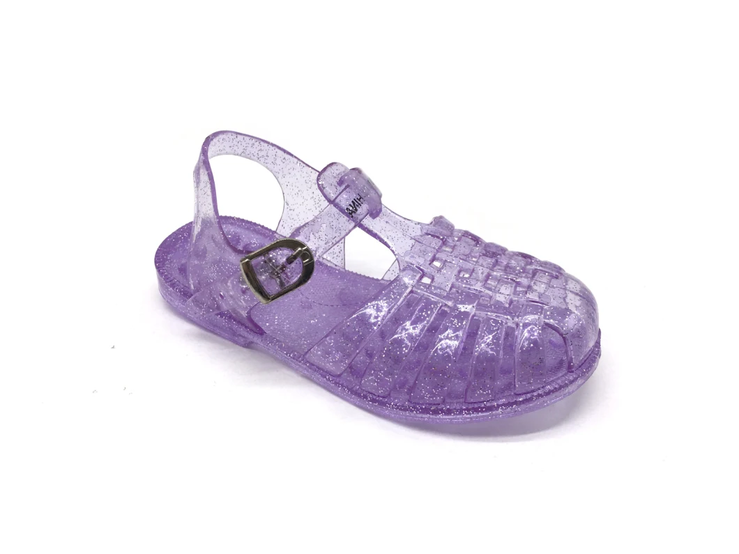 Jelly Sandals Colorful Shoes for Kids PVC Jelly Sandals for Children