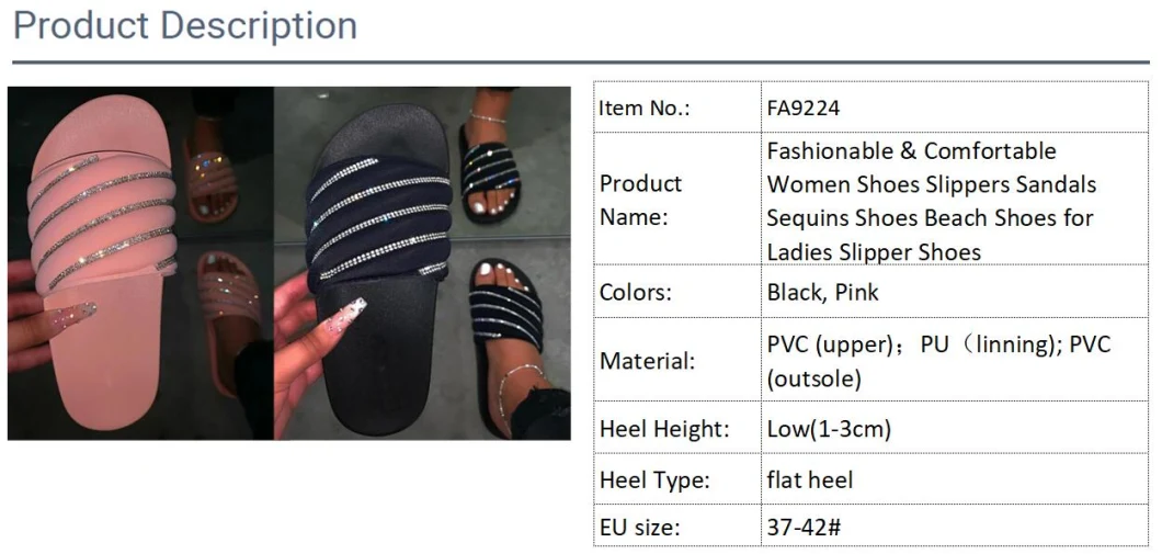 Fashionable & Comfortable Women Shoes Slippers Sandals Sequins Shoes Beach Shoes for Ladies Slipper Shoes