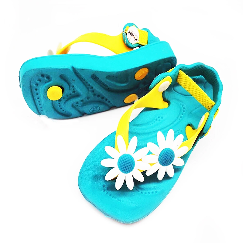 Wholesale Cheap Custom Slippers Beautiful Plain Kid Shoes Summer Non-Slip EVA Soft Comfortable Children Beach Sandals