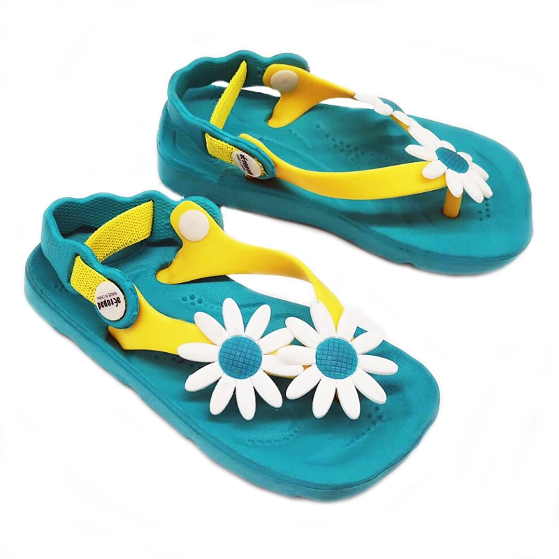 Wholesale Cheap Custom Slippers Beautiful Plain Kid Shoes Summer Non-Slip EVA Soft Comfortable Children Beach Sandals