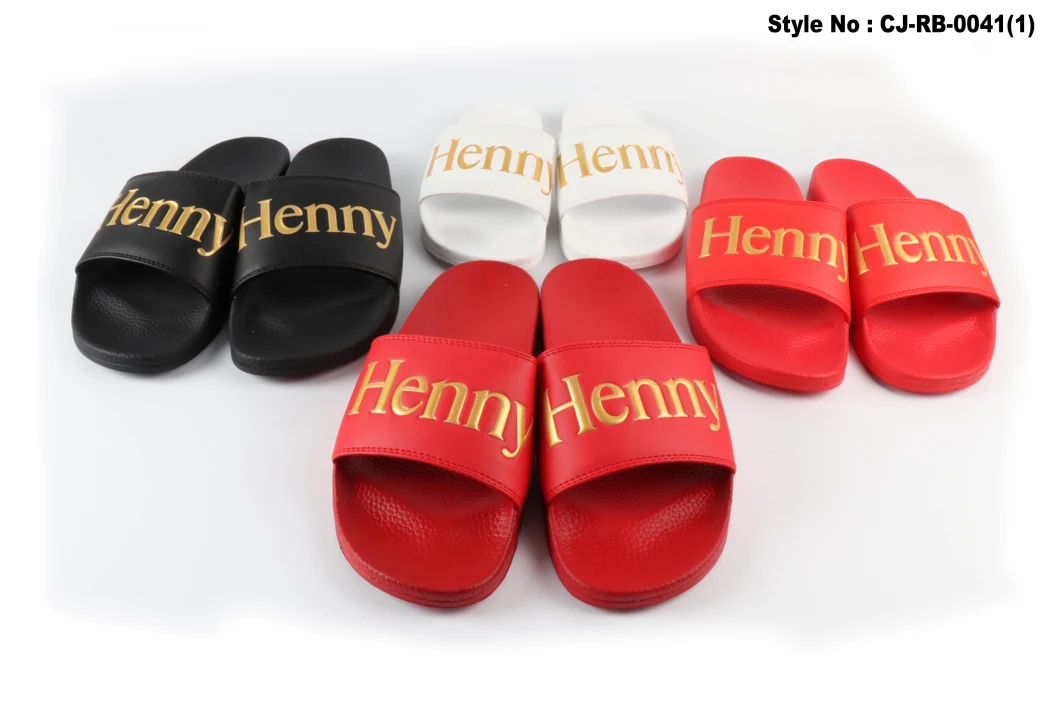 Superstarer Designer PU Shoes Men Slide Sandal Made Printed Logo Woman Custom Slippers