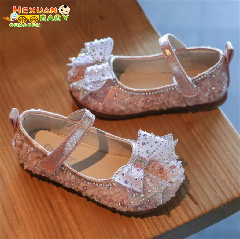 Fashion Children Princess Sandals Crystal Shoes Children High Heels Girls Sandals