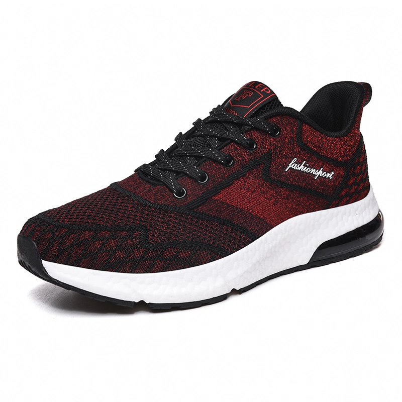New Casual Fly-Knitted Footwear Sneakers Running Sports Shoes for Men