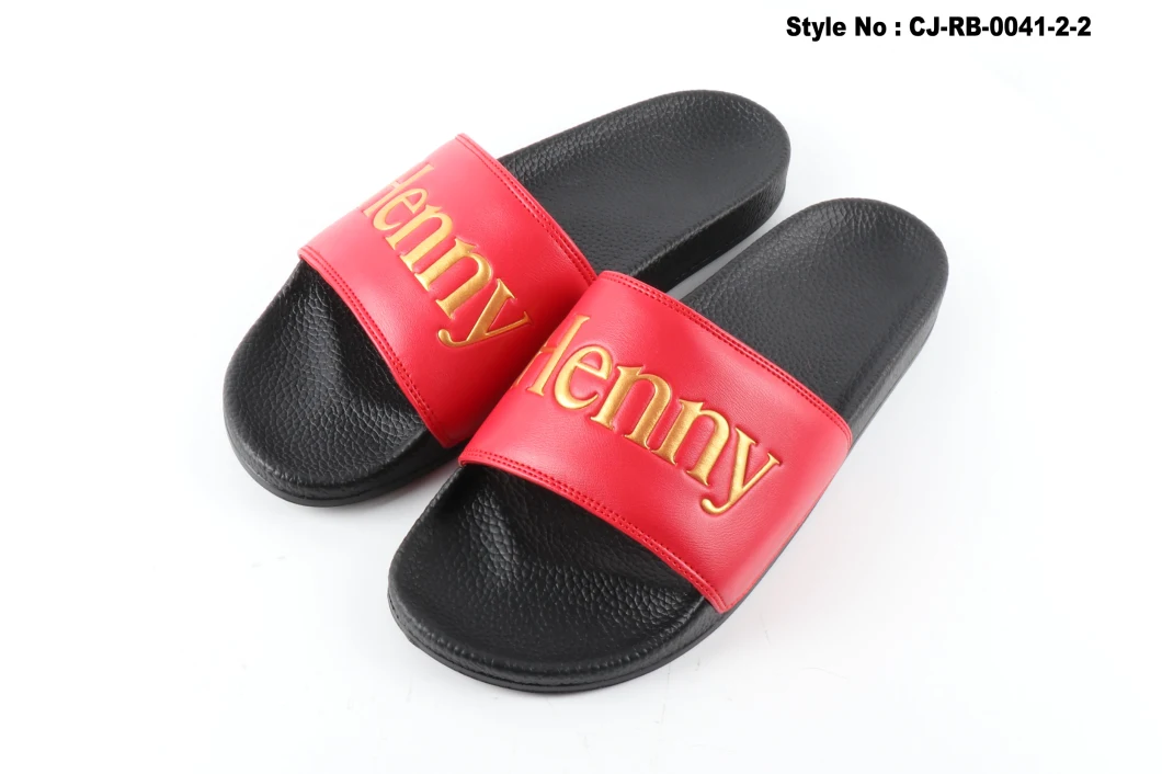 Superstarer Designer PU Shoes Men Slide Sandal Made Printed Logo Woman Custom Slippers