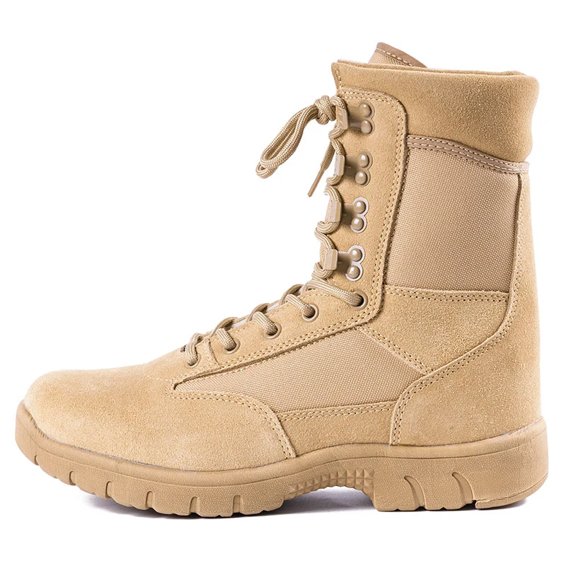 High Top Sand Combat Boots Desert Boots High Top Tactical Boots Full Size