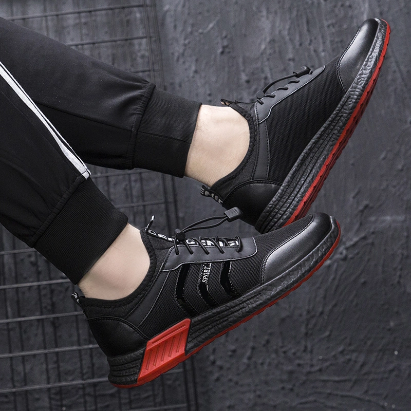 Comfort Lace-up Men Sneakers Breathable Sport Shoes Flying Men Shoes