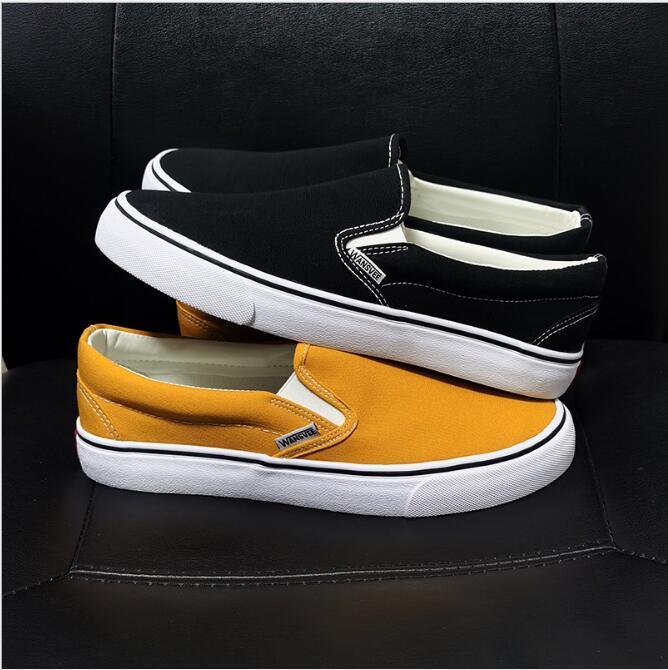 OEM Men Vulcanized Canvas Shoes Sneakers Casual Slip-on Shoes