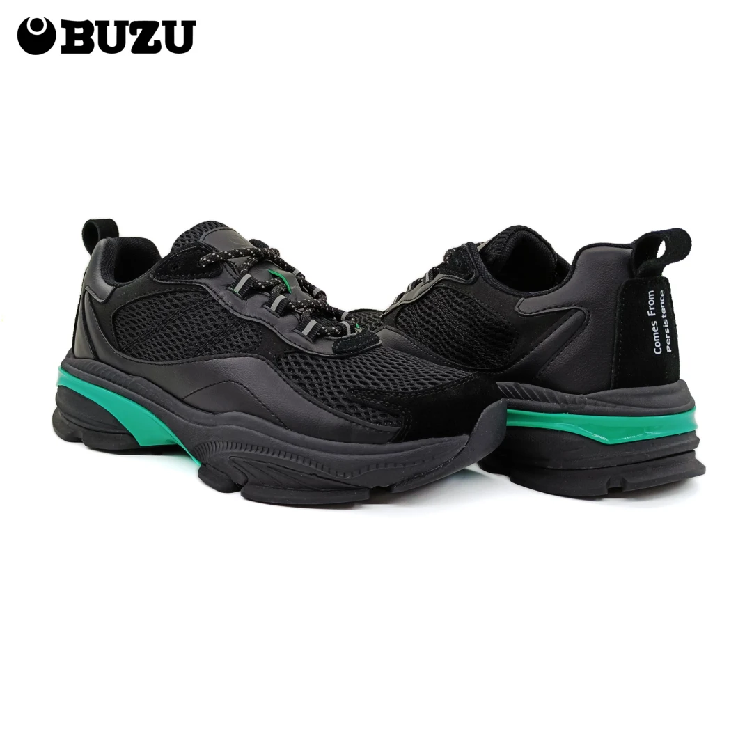 2021 Men's Fashion Suede Leahter Sneaker Casual Shoes Jogging Walking Sport Shoes
