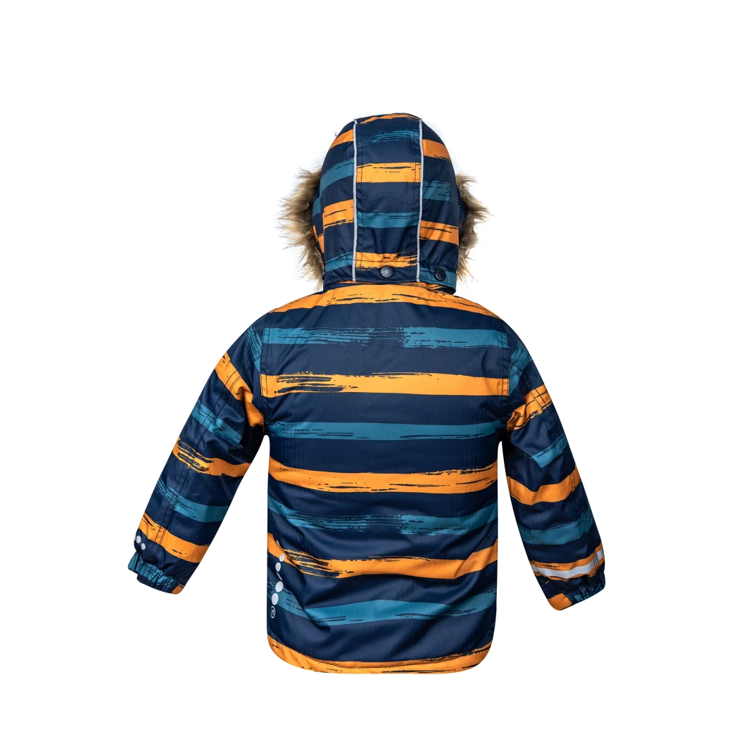 New Custom Digital Print Kid Clothing Winter Jacket with Hood Waterproof Windproof Boys Kid Padded Coat