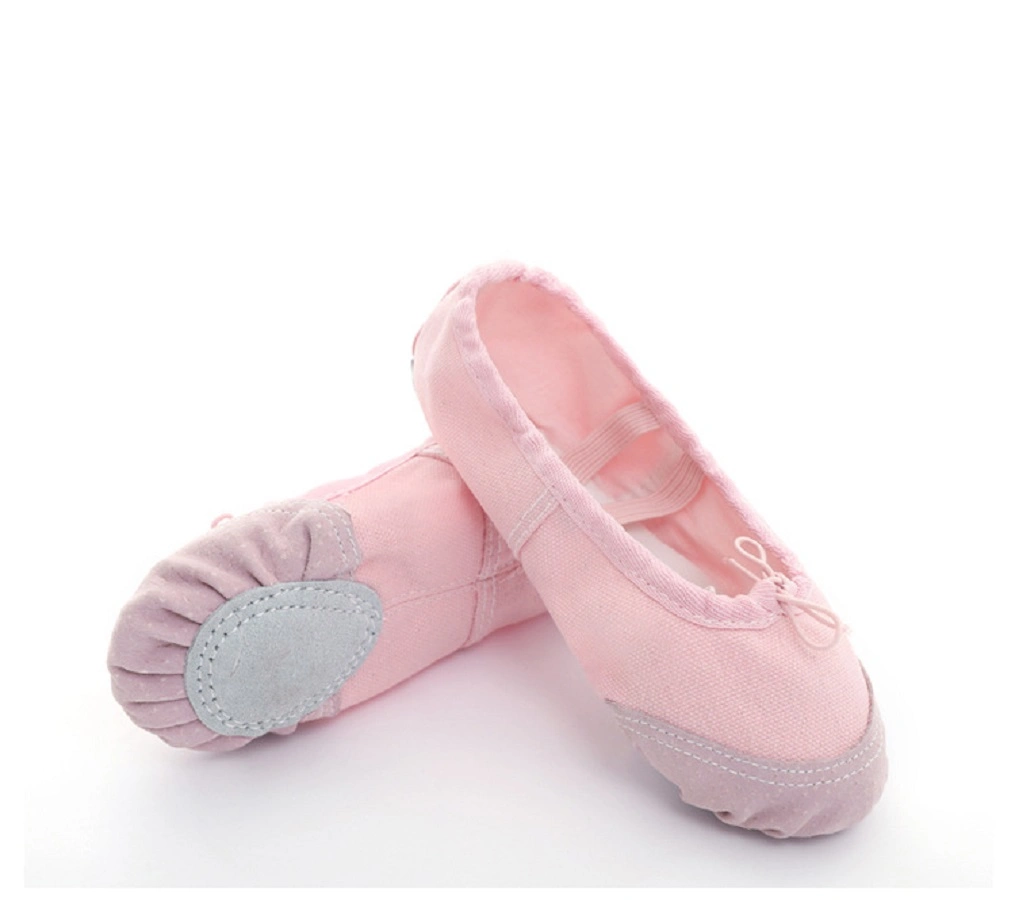 Soft Ballet Shoes Girls Canvas Ballet Slipper/ Ballet Shoe/ Yoga Dance Shoes for Toddler/ Little Girls/ Big Girls/ Women Dance Shoes Esg13804