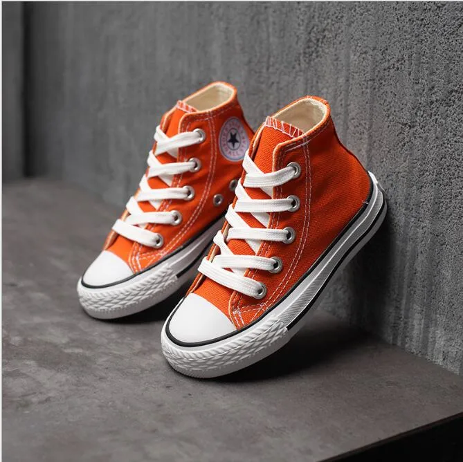 High Cut Rubber Sole Canvas Sneakers Vulcanized Casual Canvas Shoes