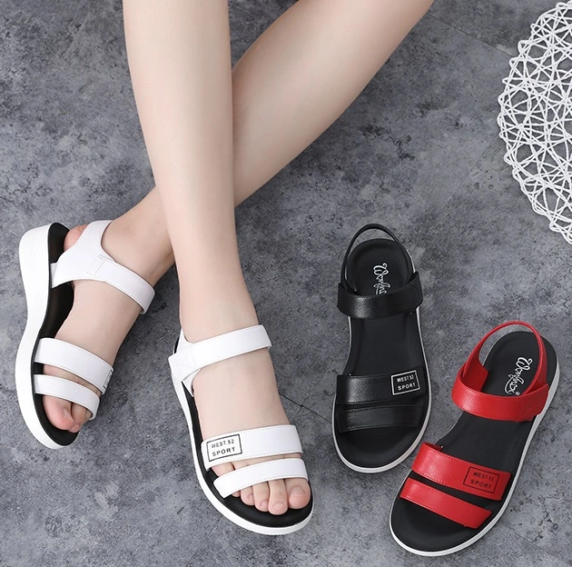 Comfort Casual Shoes Mama Shoes Leather Sandal Shoes 98030