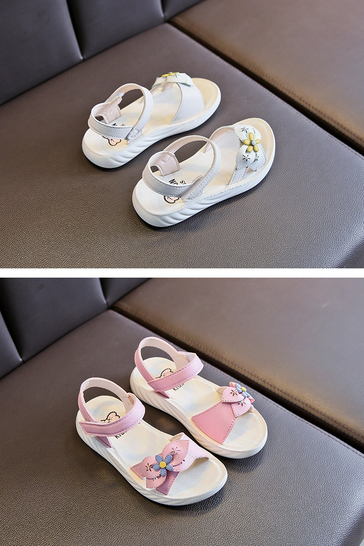 Latest Fashion Comfortable Flat Kids Shoes Cute Children Sandals