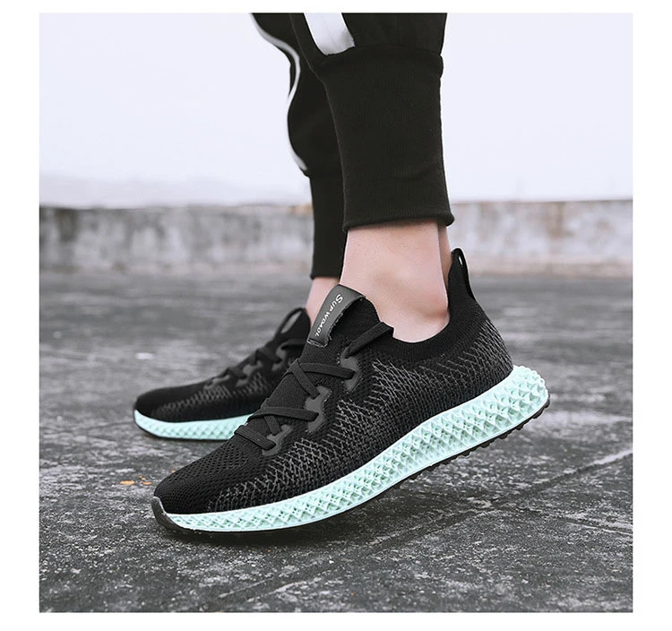 Men's Fashion Sneakers Big Size Fashion Sock Tennis Sneakers Breathable Comfort Youth Girls Walking Women Slip on Running Shoes Sports Brand Sport Shoes