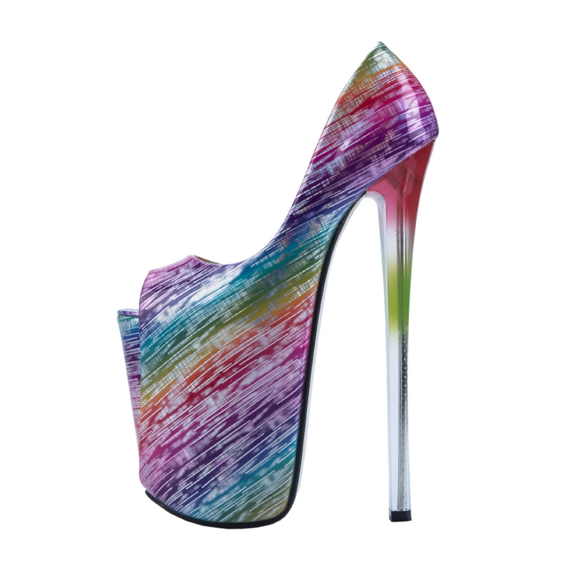 Candy Color High Heel Shoes Lady Party High Heel Sandal