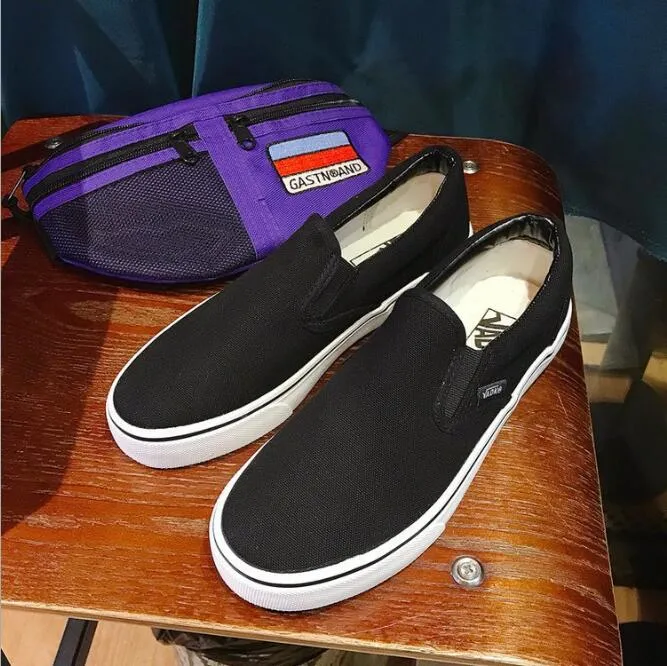Wholesale Old School Canvas Shoes Slip-on Sneakers Shoes Loafers