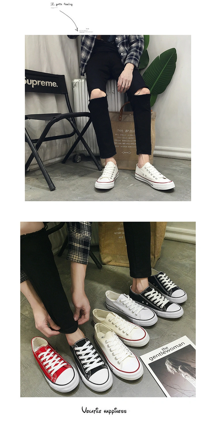 Classic Girls and Boys Canvas Shoes Low Cut Sneakers Unisex Casual Shoes for Men & Women