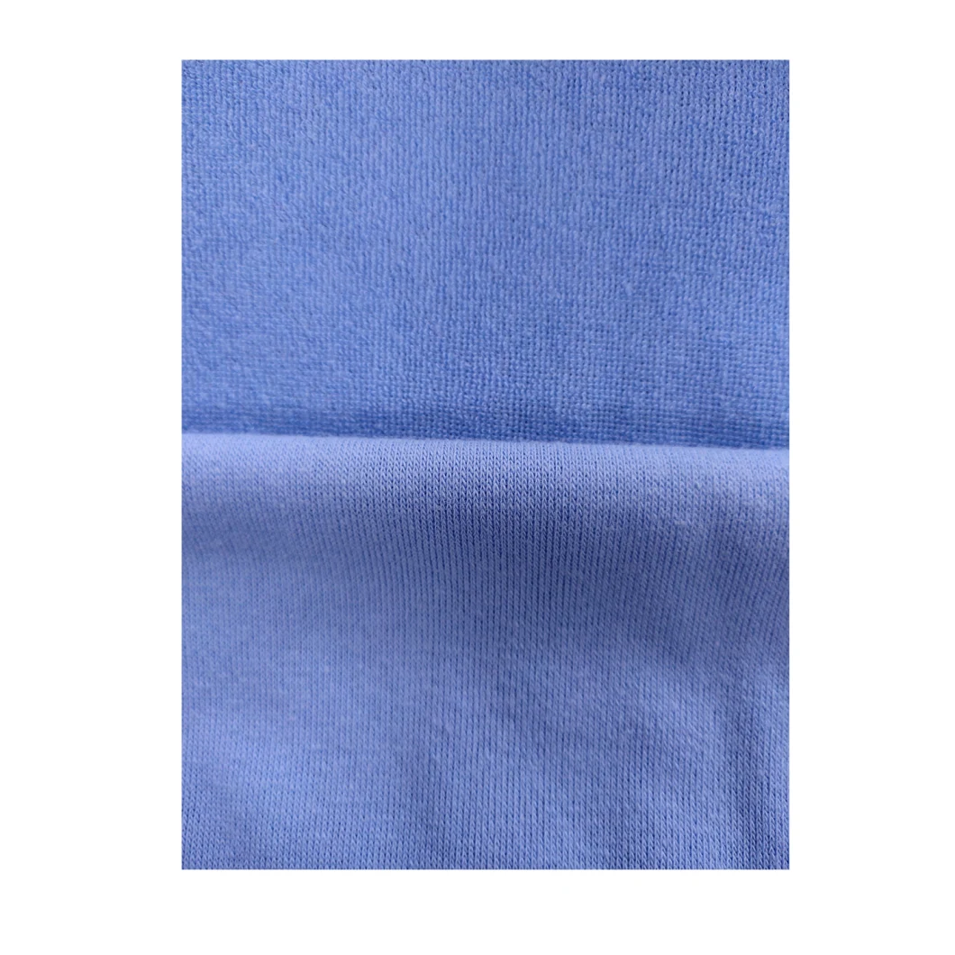 Wholesale Textile Colourful Solid Knitting Terry Dust-Free Knitted Fabric for Apparel
