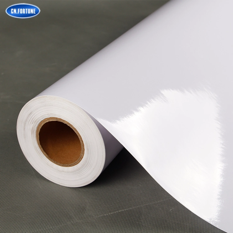 White PVC Self-Adhesive Vinyl with Removable Glue