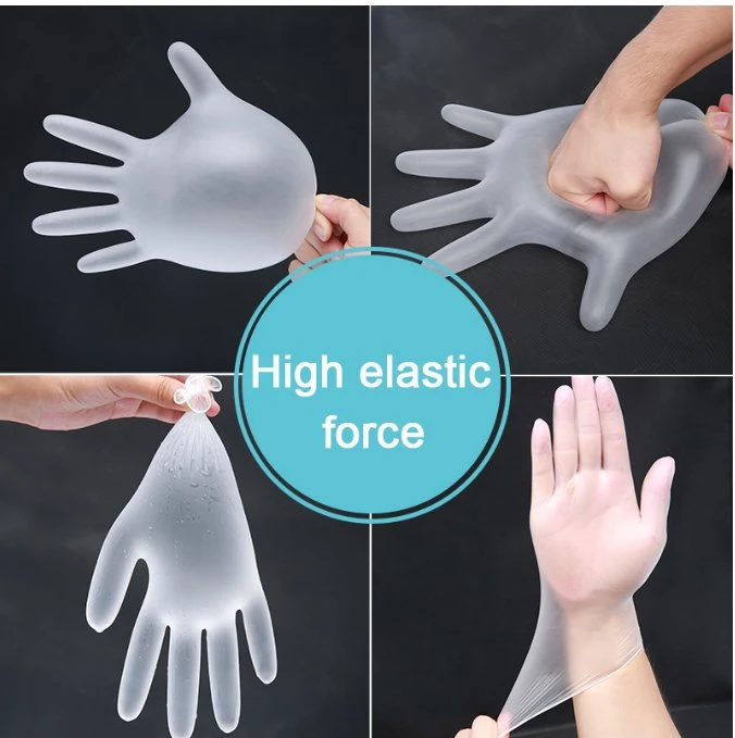 Disposable Vinyl Hand Gloves/Dental Vinyl Gloves/Powder Free Vinyl Gloves