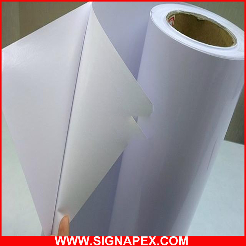 High Glossy Solvent Carbody Advertising PVC Printable Self Adhesive Vinyl
