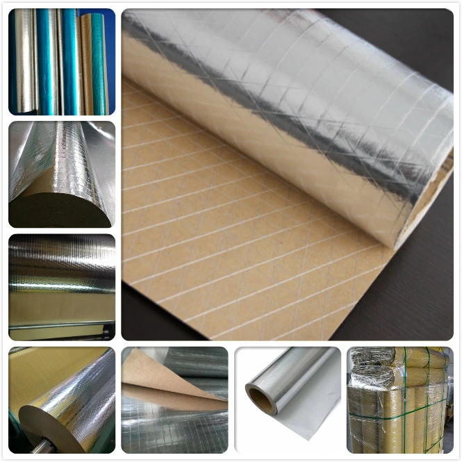 Fire Resistant Aluminum Foil Scrim Kraft Facing