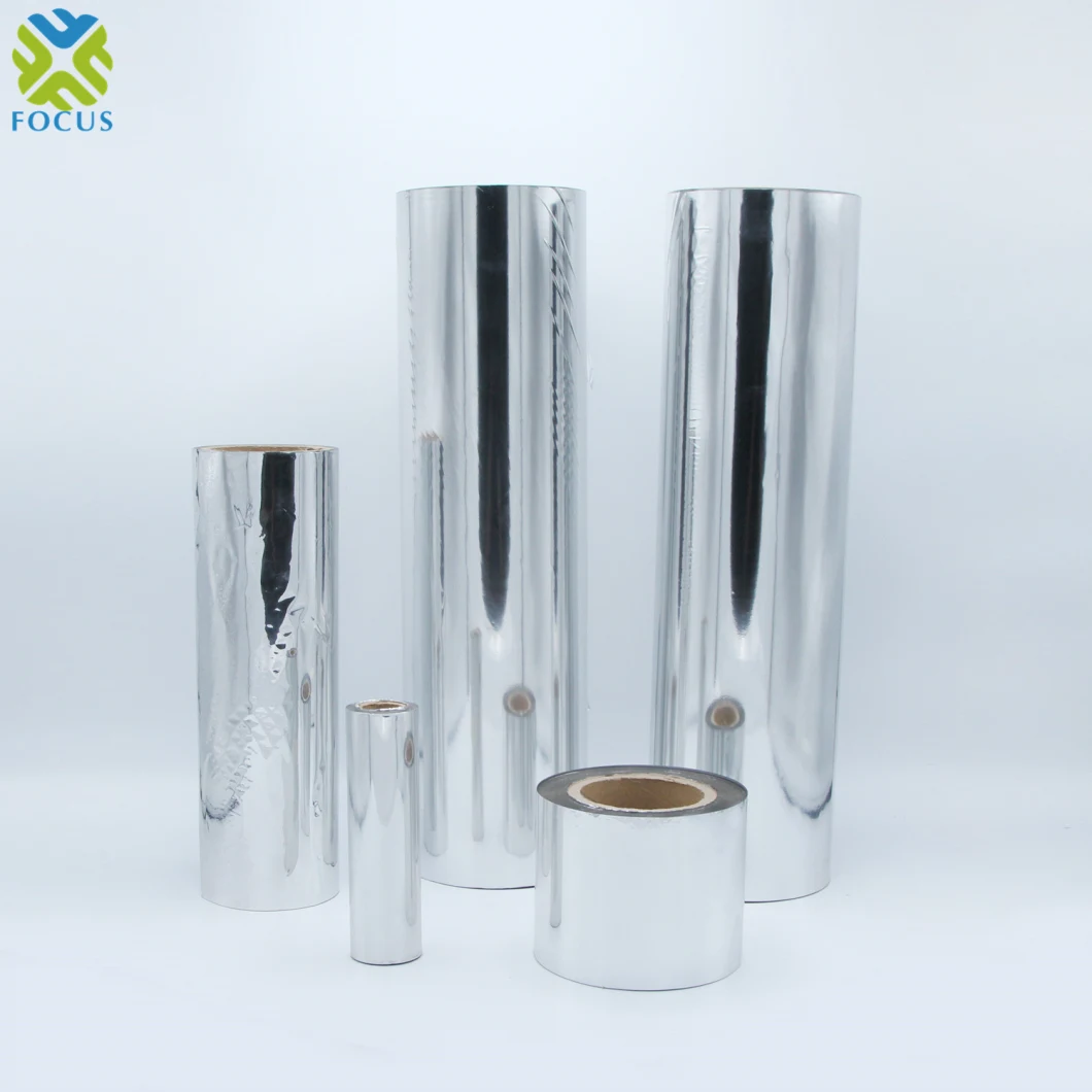 Cold Lamination 6 Micron/8mic Aluminum Metalized Pet Film