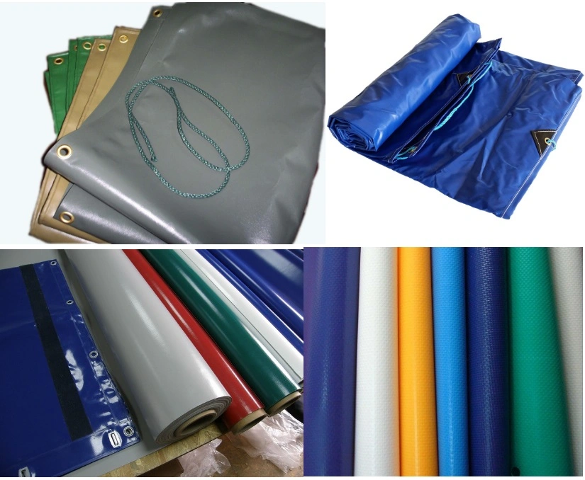 Heavy Duty Polyester Fabric Tarps Canvas Waterproof PVC Tarpaulin