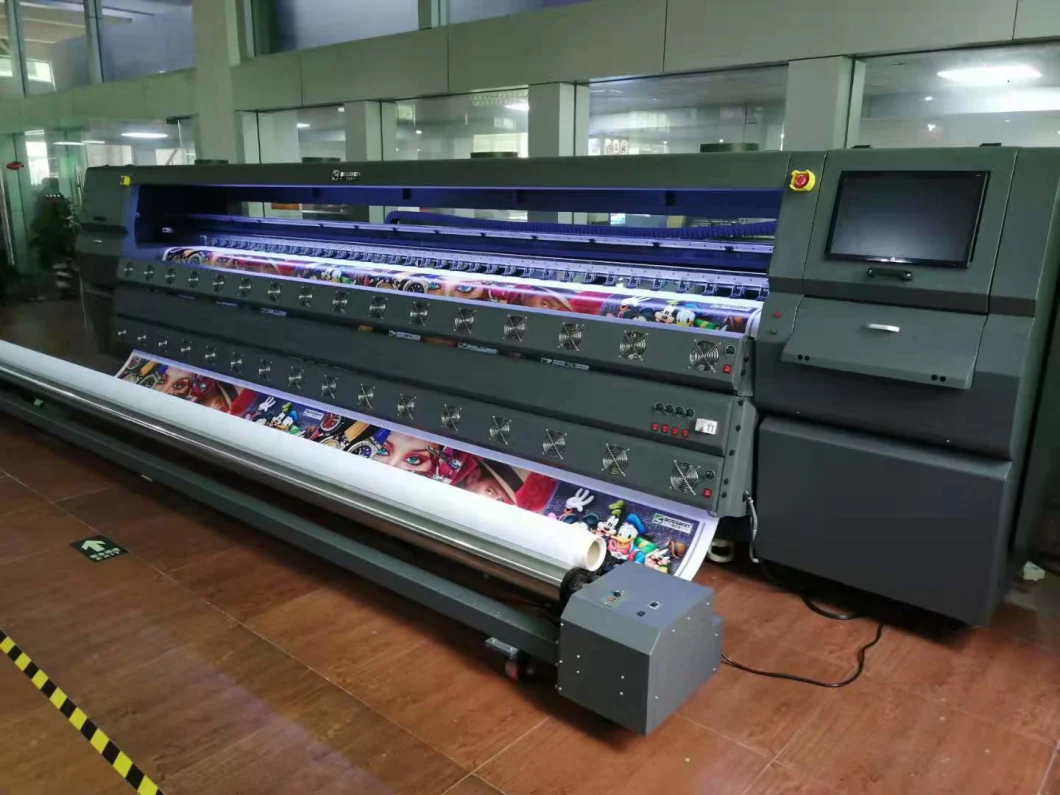 5m Printing Width Solvent Printer with Konica 512I Printhead Large Format Printer