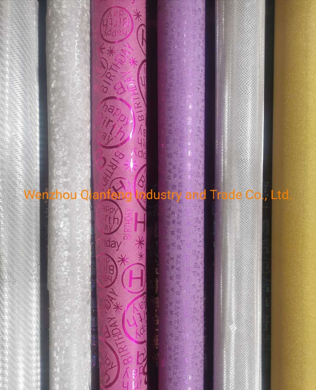 CPP Rainbow Packaging Decoration Coated Glitter Sparkling Lamination Film