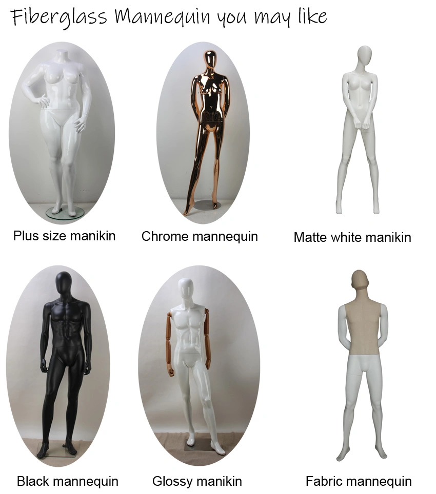 European High Grade Full Body Female Fabric Mannequin for Store Display