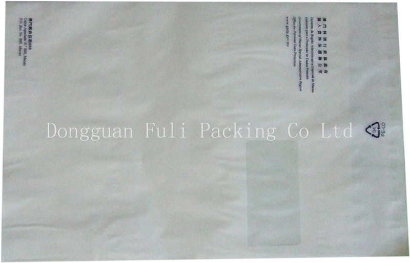 LDPE White Plastic Carrer Bag Envelop Carry Polybag Self Adhesive Opaque PE Recyclable Plastic Bag