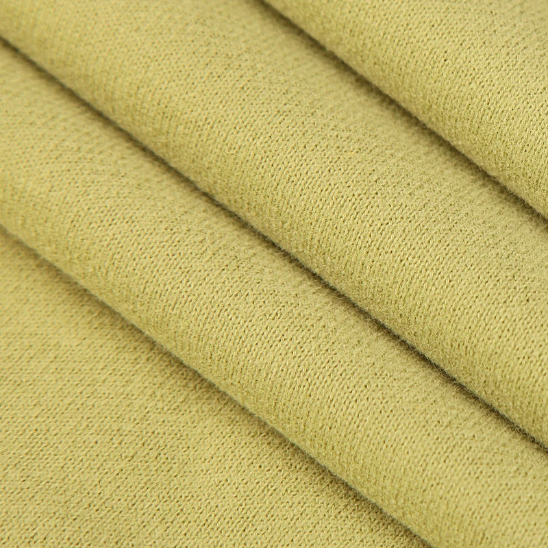 Eco-Friendly Organic Cotton Single Jersey Knit Fabric Terry Textile
