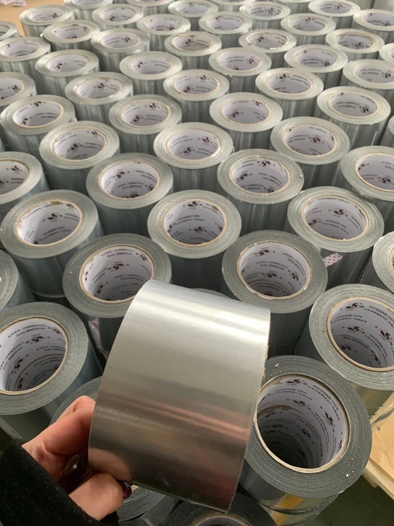 Wholesale Opaque Strong Adhesive Waterproof Solvent Aluminum Foil Silver Tape