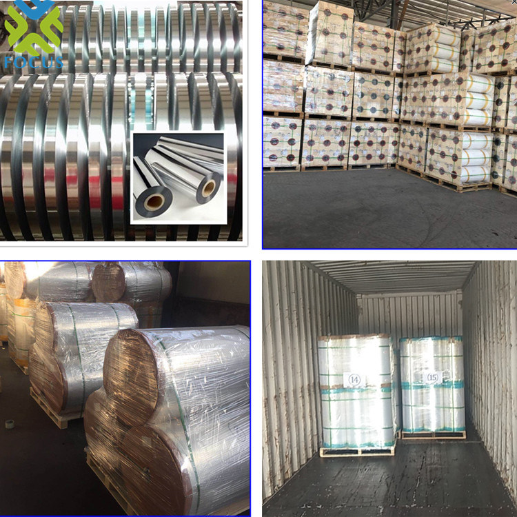 Metalized Pet/BOPP/PE/CPP Plastic Film for Packaging and Printing and Lamination and Insulation