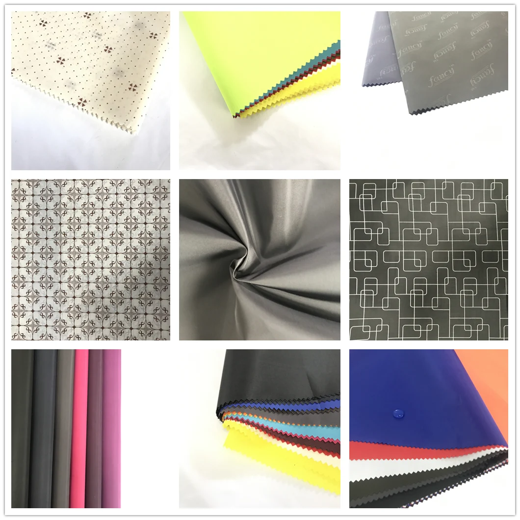 170t Taffeta Fabric Coated Waterproof Taffeta Fabric Polyester Fabric