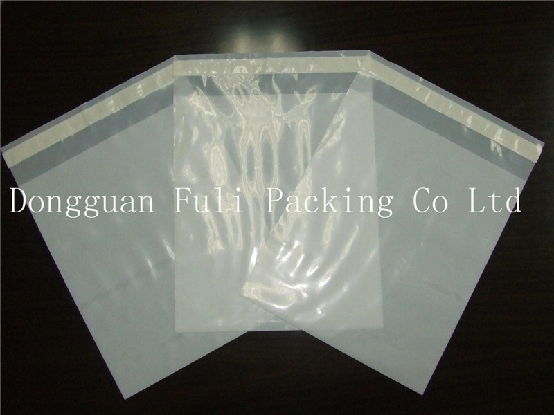 LDPE White Plastic Carrer Bag Envelop Carry Polybag Self Adhesive Opaque PE Recyclable Plastic Bag