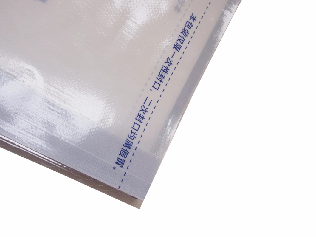 Transparent Plastic Woven Rice Pouch with OPP Lamination