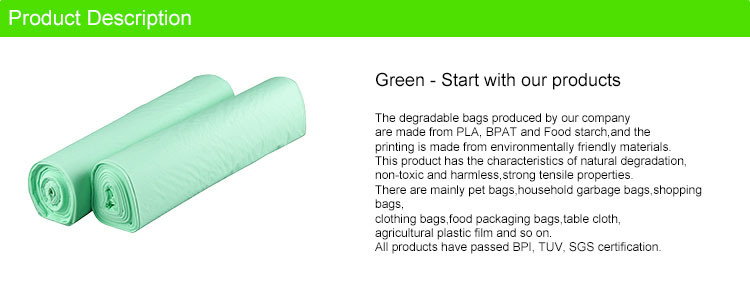 Environment-Friendly Scented Eco Biodegradable Bags Garbage for Living Room