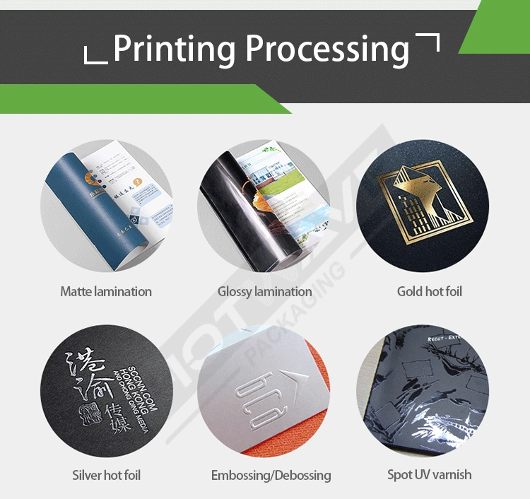 Design Company Folded Glossy Lamination Brochure Flyer Printing