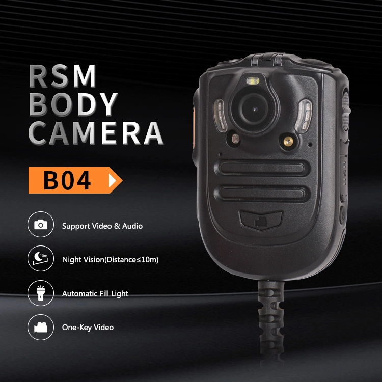 Rsm & Body Camera Two in One Microphone Speaker Support Night Vision Inrico B04