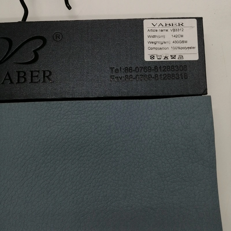 Waterproof 100% Polyester Woven Upholstery Water Resistant Leath-Aire Fabric