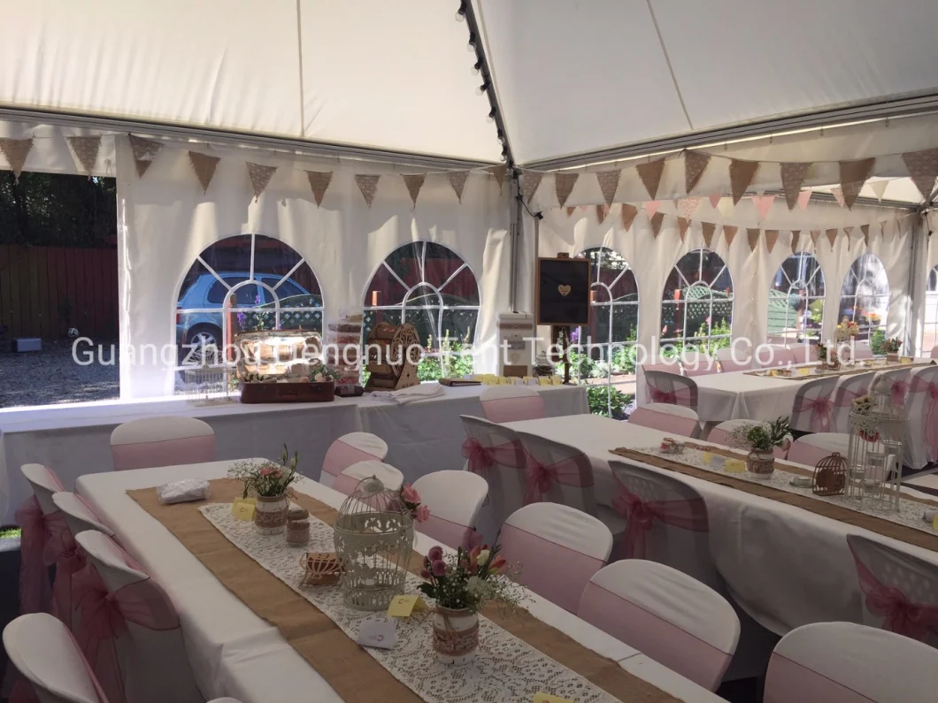 Waterproof Outdoor White PVC Fabric 6X6m Aluminium Pagoda Tent for Event