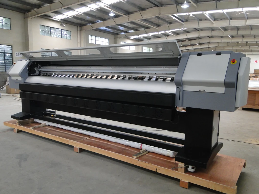 3.2m Konica Print Head Solvent Printer for Outdor Materials Large Format Solvent Printer