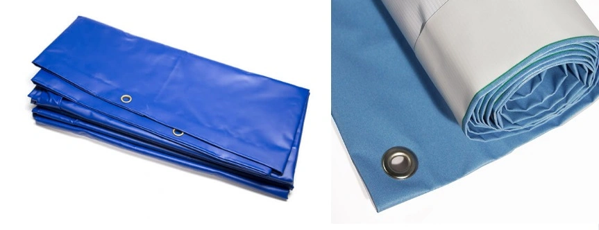 Heavy Duty Polyester Fabric Tarps Canvas Waterproof PVC Tarpaulin