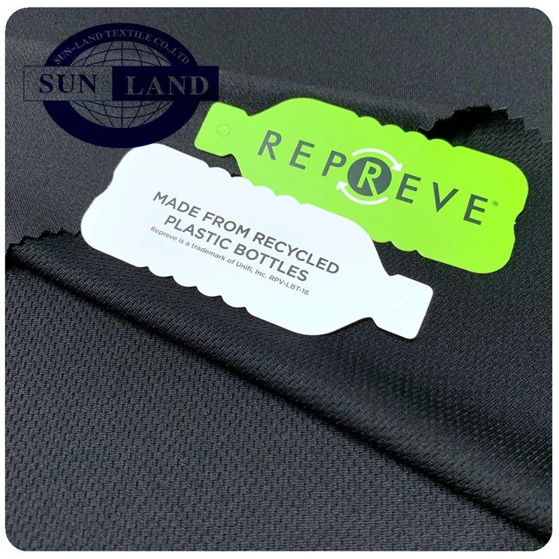Eco-Friendly Recycled Polyester Knit Weft Birdeye Mesh Fabric for Soccer and Football Suit